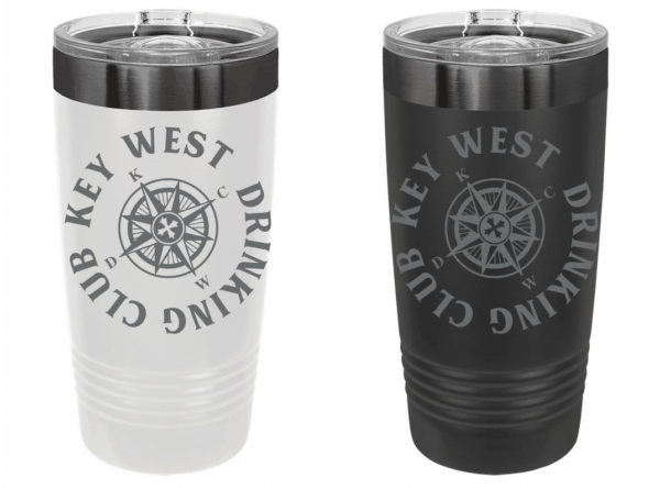 Personalized Drinking Club 20oz Charcoal Tumbler